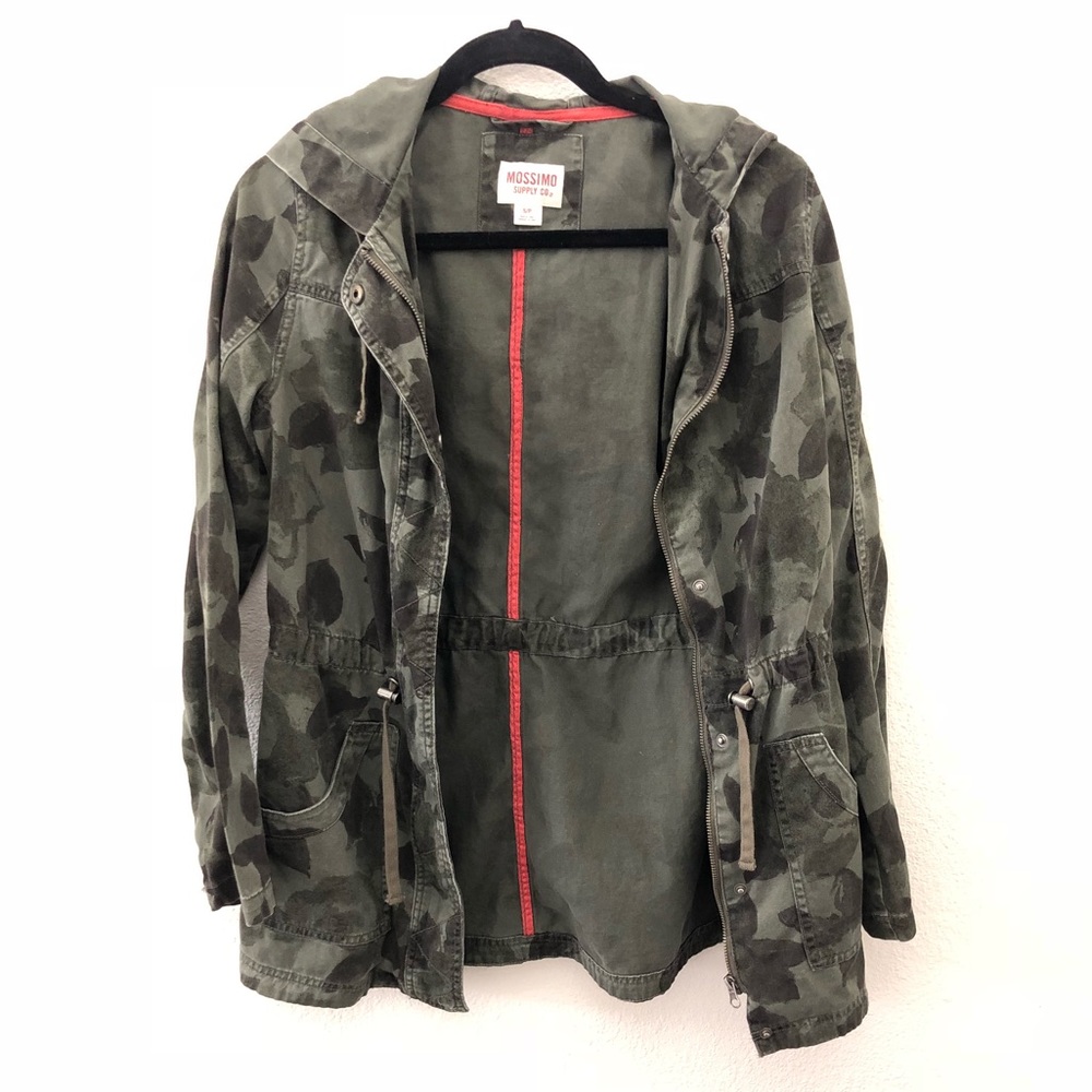 Floral Camo Print Jacket - XS